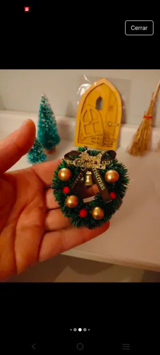 Set Decoración Navidad Puerta Elfo