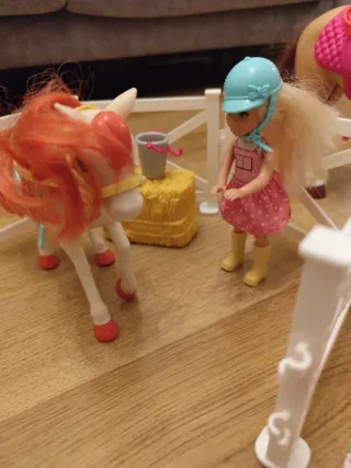 Barbie con caballo y accesorios