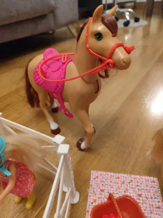 Barbie con caballo y accesorios