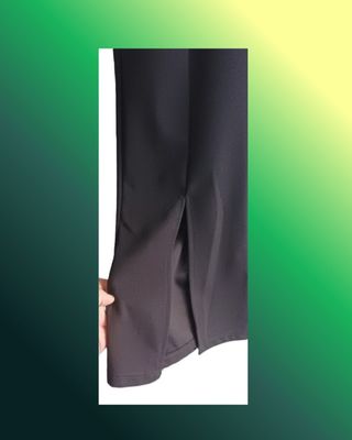 Pantalón Doralisa negro con abertura