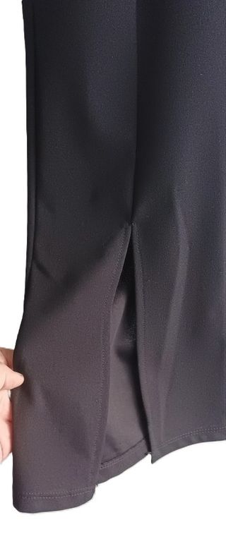 Pantalón Doralisa negro con abertura