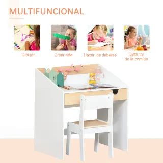 Escritorio y Silla Infantil 3-6 Años