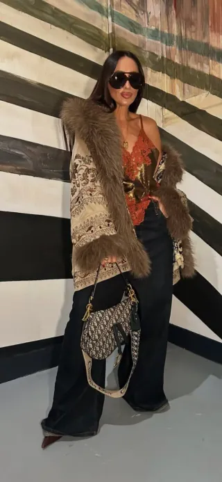 Kimono Zara bordado T/M zara