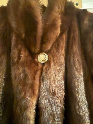 Abrigo Vintage tipo Visón. No envío. Últ. semana