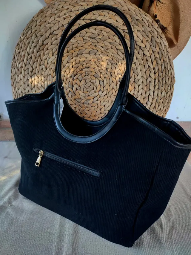 Bolso Negro Pana