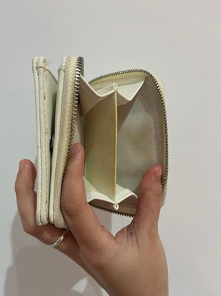 Cartera Billetera Monedero Stradivarius Blanca