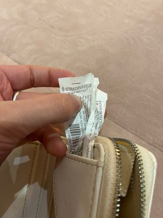 Cartera Billetera Monedero Stradivarius Blanca