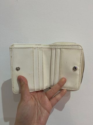Cartera Billetera Monedero Stradivarius Blanca