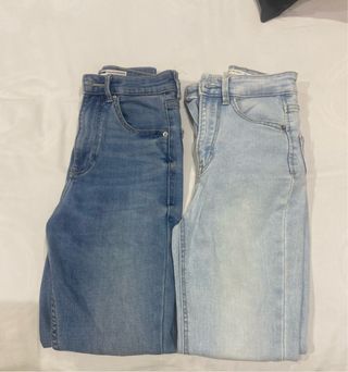 Pantalones vaqueros mujer azules