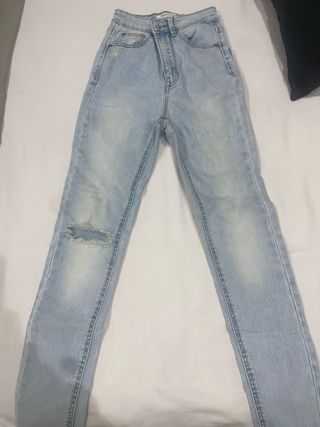 Pantalones vaqueros mujer azules