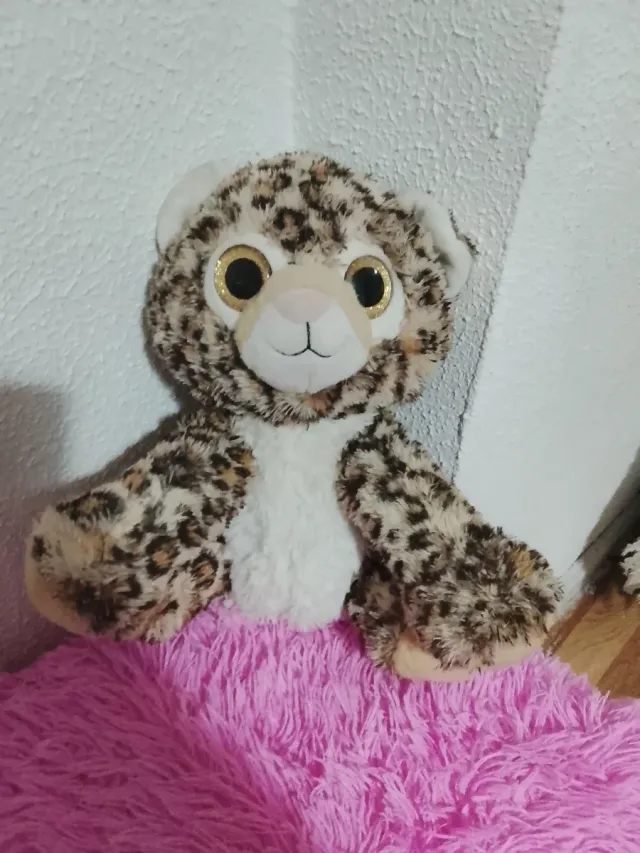 Peluche Leopardo Ojos Brillantes