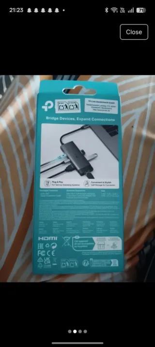 TP-Link USB-C 6-in-1 Hub 4K HDMI PD RJ45