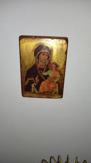 Cuadro Virgen María y Niño