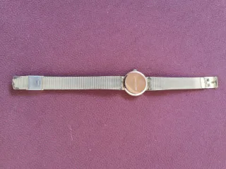 Reloj DIMAX dorado con correa de malla