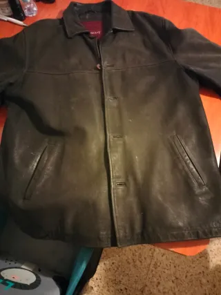 Chaqueta de cuero  FORECAST talla 52