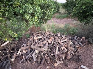 Leña para chimenea o barbacoa