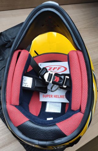 Casco Motocross Infantil ZPF Amarillo