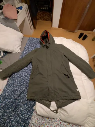 Parka verde militar talla L