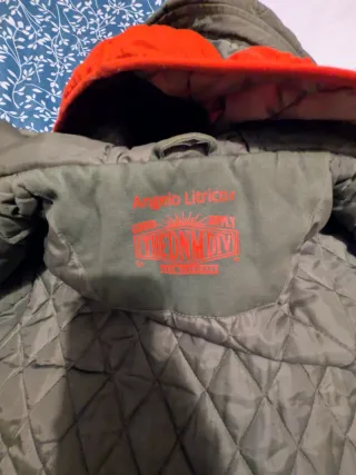 Parka verde militar talla L