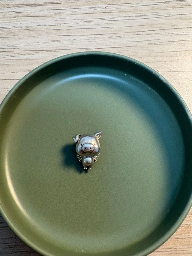 Charm Cerdo Alado Pandora Plata