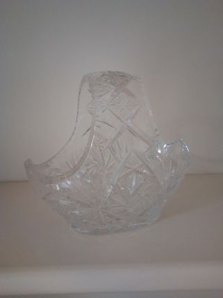 Cestino in cristallo molato (799)