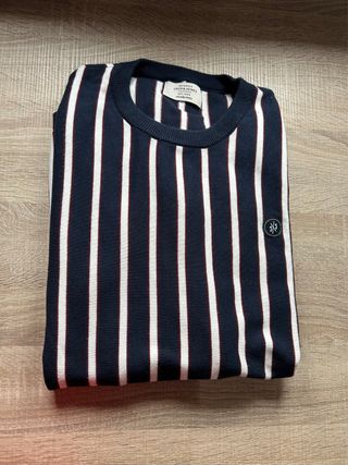 Jersey Jack & Jones Rayas Azul y Blanco