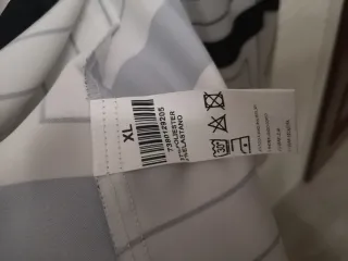 Vestido largo estampado geométrico