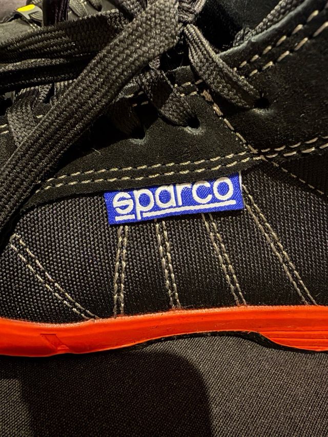 Botas de Trabajo Sparco Unisex Negras/Naranjas