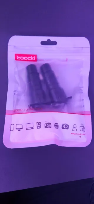 Adaptadores XLR Macho a Hembra Negro