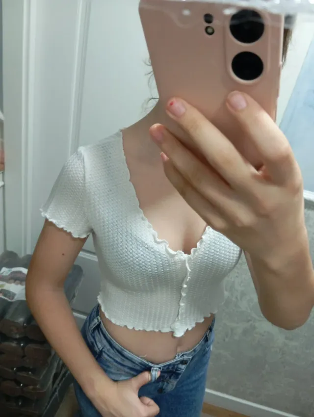 Top Shein Blanco Talla XS