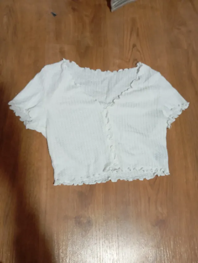 Top Shein Blanco Talla XS