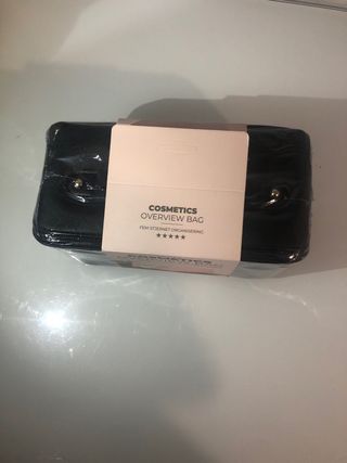 Neceser Cosméticos Overview Bag Rosa y Negro