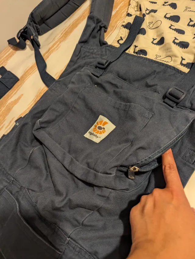 Mochila Portabebés Ergobaby Azul. Hasta 20 kg