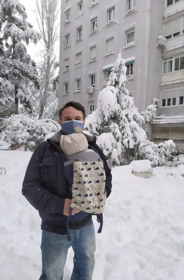 Mochila Portabebés Ergobaby Azul. Hasta 20 kg