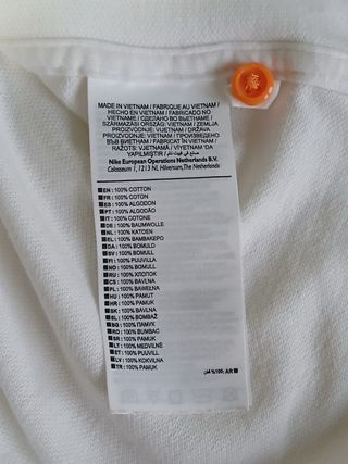 nike polo as roma size L white