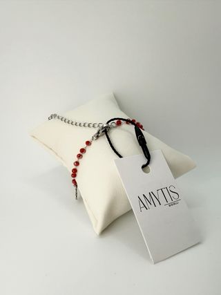 Bracciale natalizio con ciondoli