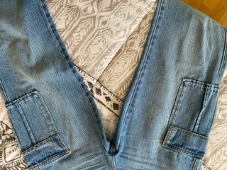 Pantalones cargo vaqueros