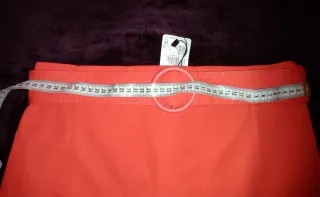 Minifalda Naranja Mango suit Talla 42