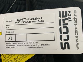 Pantalón de chándal SCORE negro