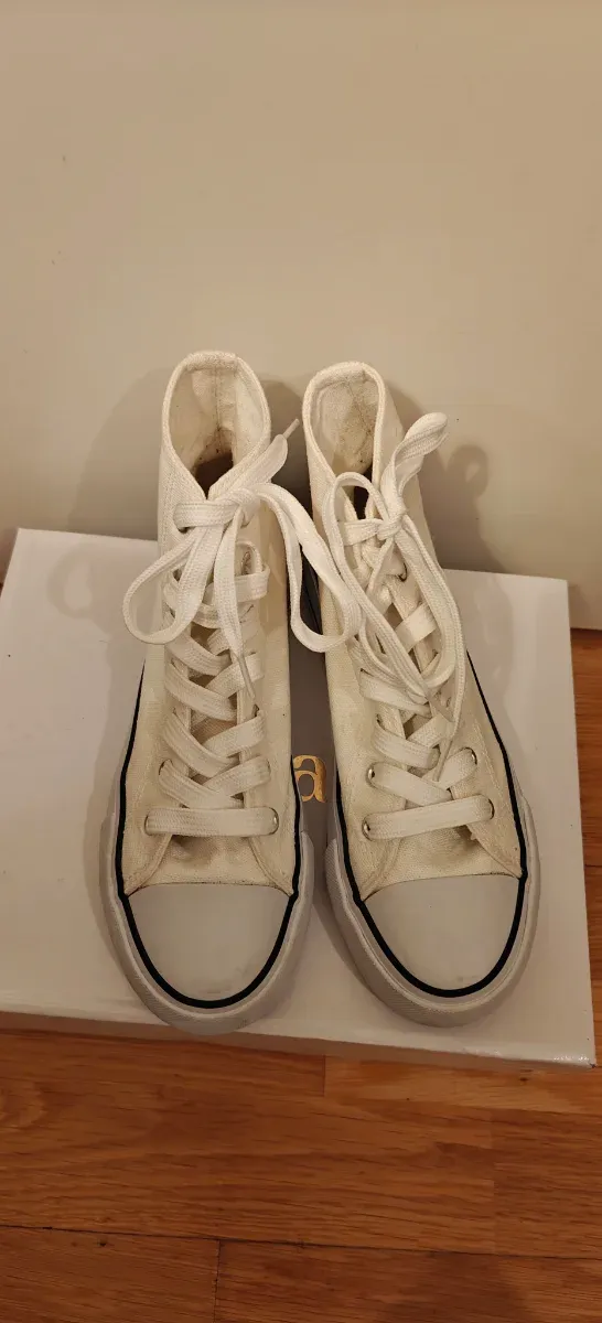 Bambas altas blancas