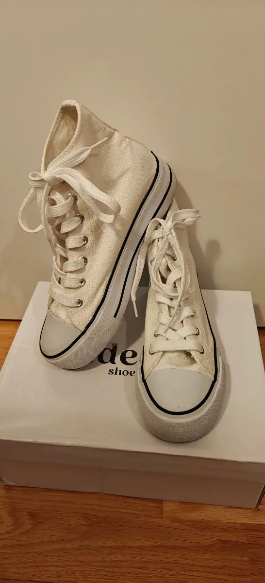 Bambas altas blancas