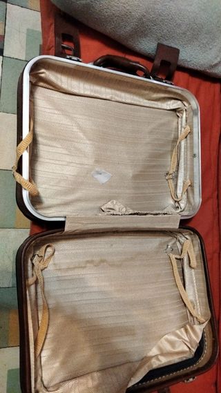 Maleta de viaje vintage de cuero