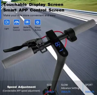 Patinete eléctrico 500W – Nuevo, 35 km, batería 10