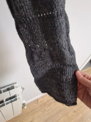 Suéter Zara punto gris