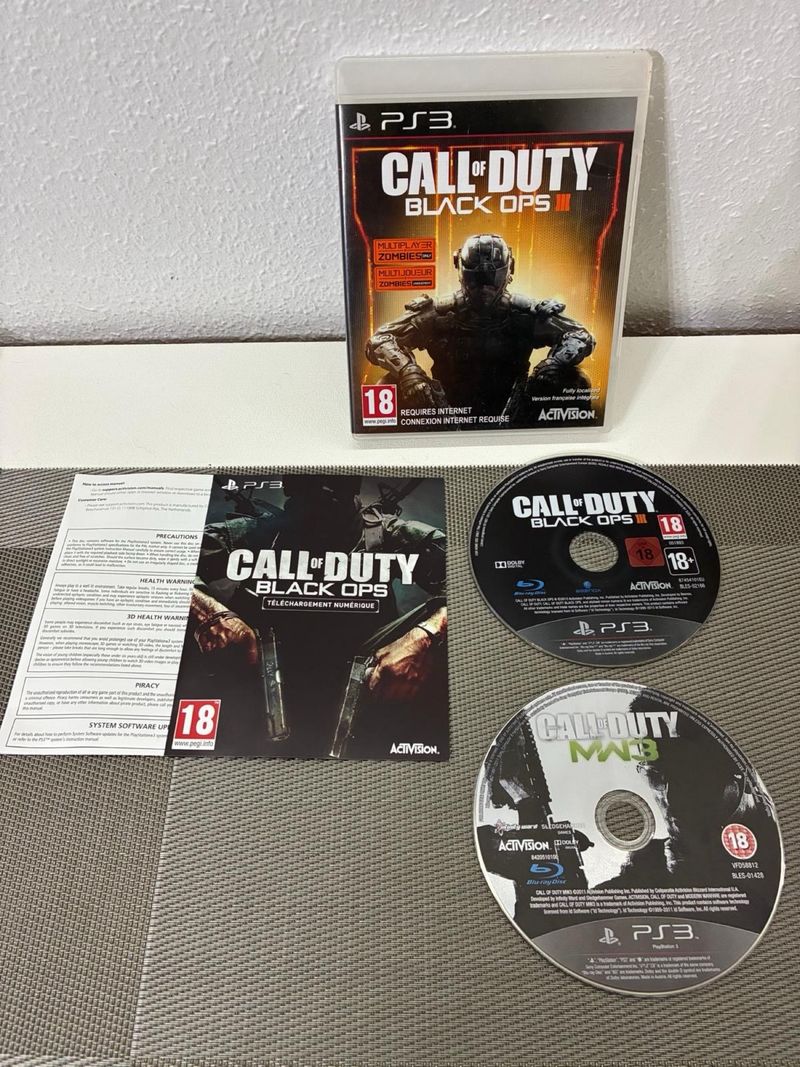 Imagen de pack Call of Duty Black Ops III y MW3 PS3