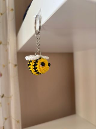 Portachiavi ape uncinetto