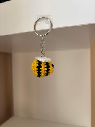 Portachiavi ape uncinetto