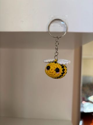 Portachiavi ape uncinetto