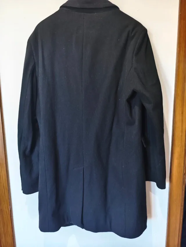 Abrigo Zara Man Talla M Negro