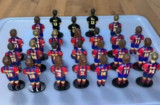 Figuras PVC Fútbol Barcelona ,de futbolin